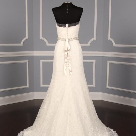 Austin Scarlett B101 Ivory Embellished Formal Bridal Sash Belt main image 7